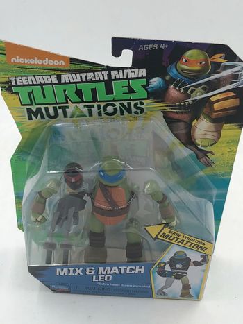 Figurine tortue Ninja Mutations Mix & Match Léo Playmates Toys neuf