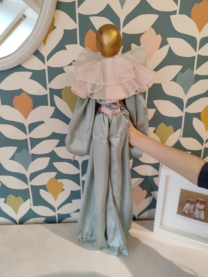 Poupée Pierrot porcelaine vintage - photo numéro 4