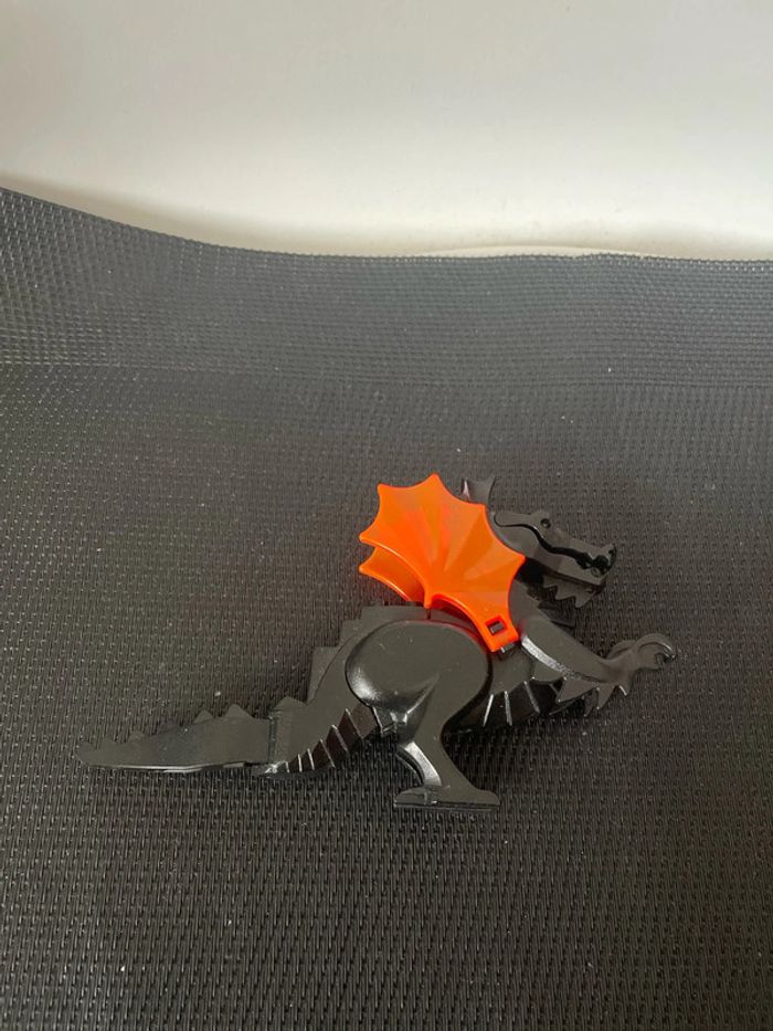 Lego castle minifigure mini figurine dragon noir 4818 6007 6047 6028 6097 6099 officiel - photo numéro 7