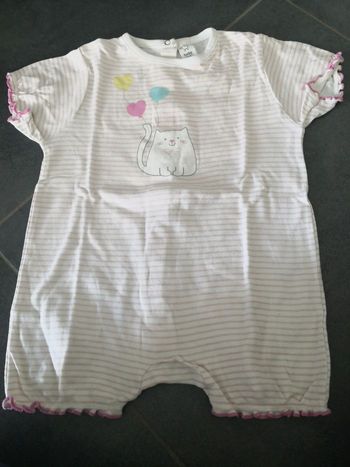 Pyjama court une pièce