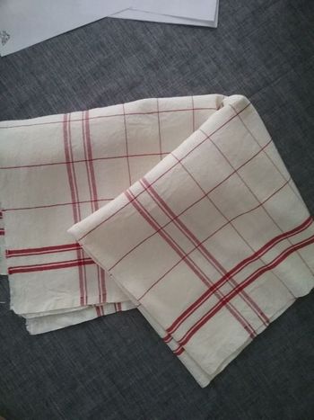 Coupon de tissu façon torchon