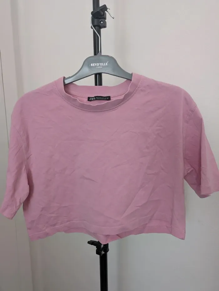 T-shirt Court T.M Zara - photo numéro 2