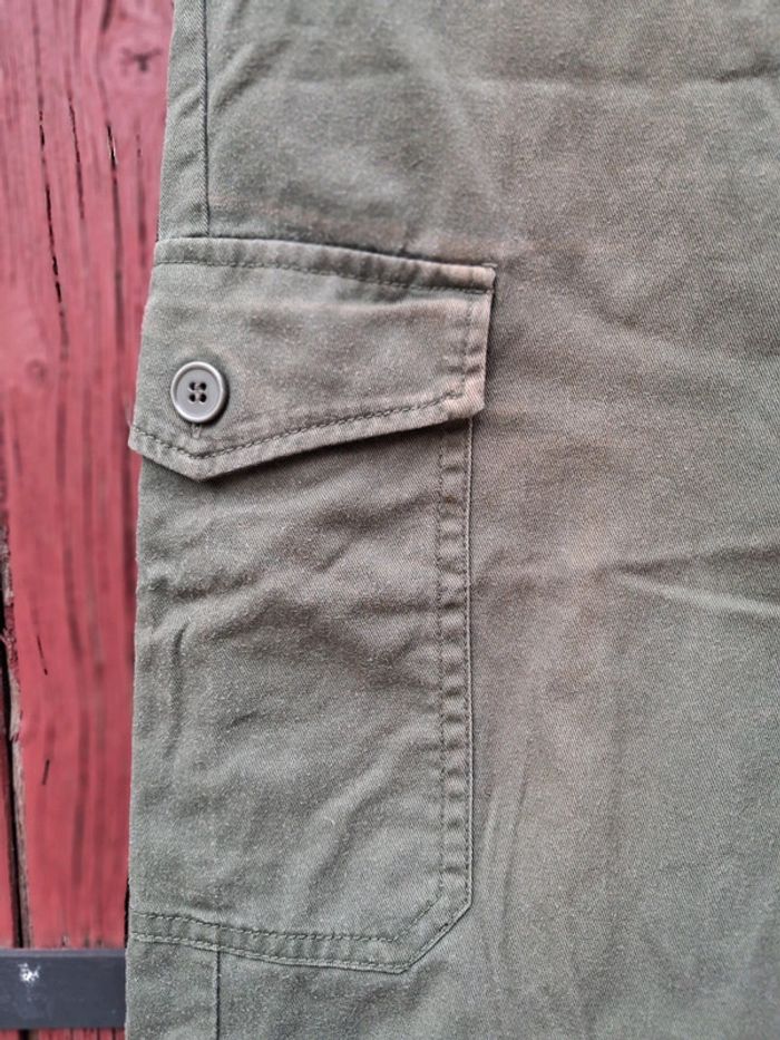 Pantalon en toile épaisse Bizzbee kaki - photo numéro 6
