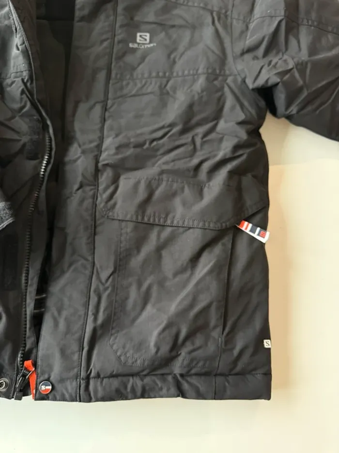 Blouson de ski noir Salomon - photo numéro 4