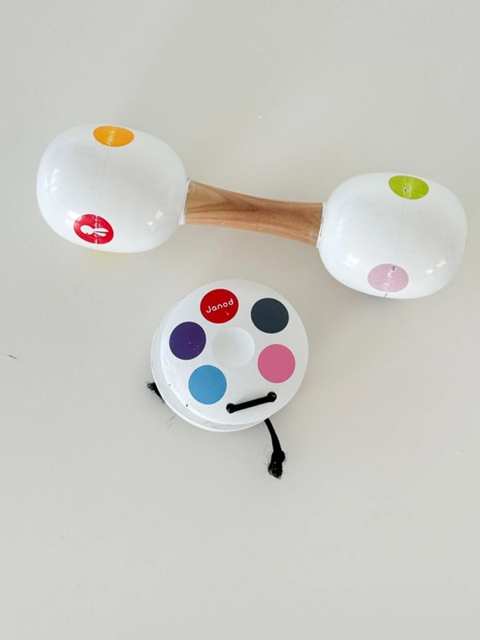 Maracas et castagnette Janod