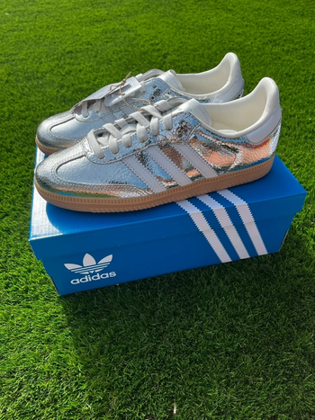 Adidas Samba OG argent argenté 39