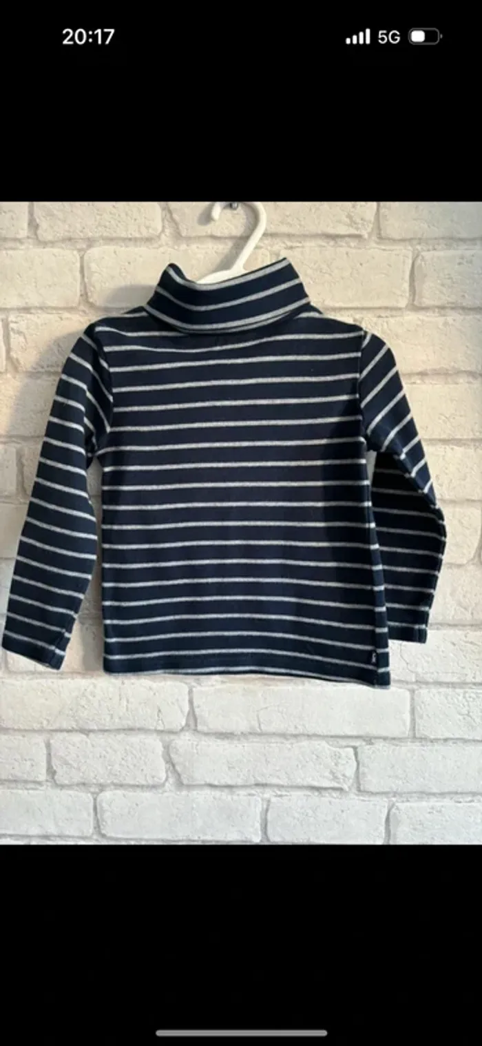 Col roulé obaibi taille 2 ans