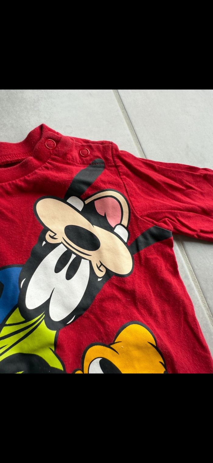 Tee shirt manches longues Disney 18 mois - photo numéro 4