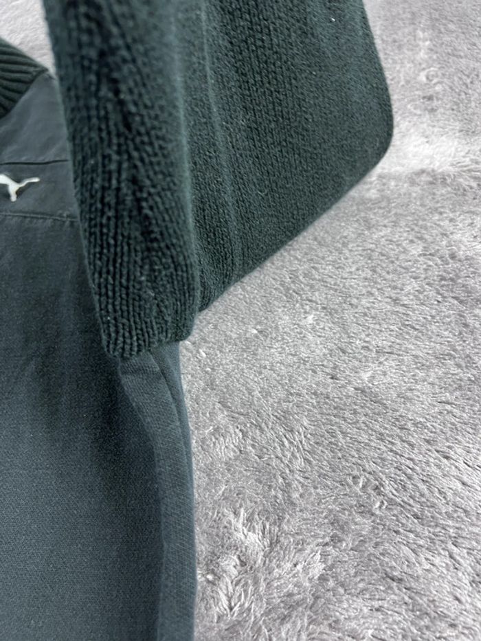 Veste Puma Noire Coton Logo Brodé Taille XXL - photo numéro 13