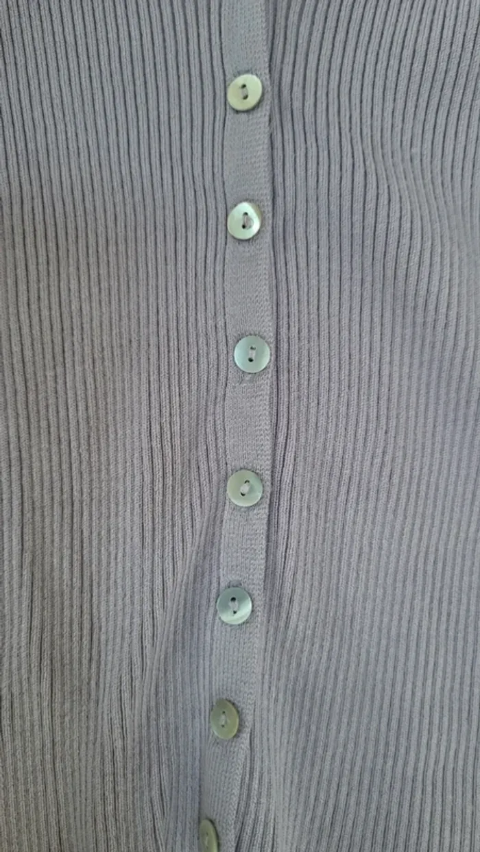 Gilet violet stradivarius S - photo numéro 4