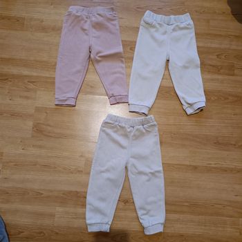 Lot 3 pantalons jogging