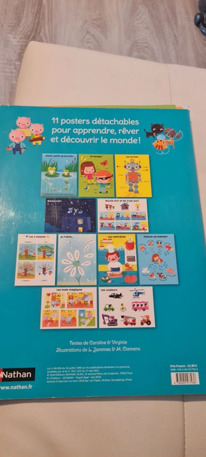 Poster apprentissage enfant 3 ans - photo numéro 2