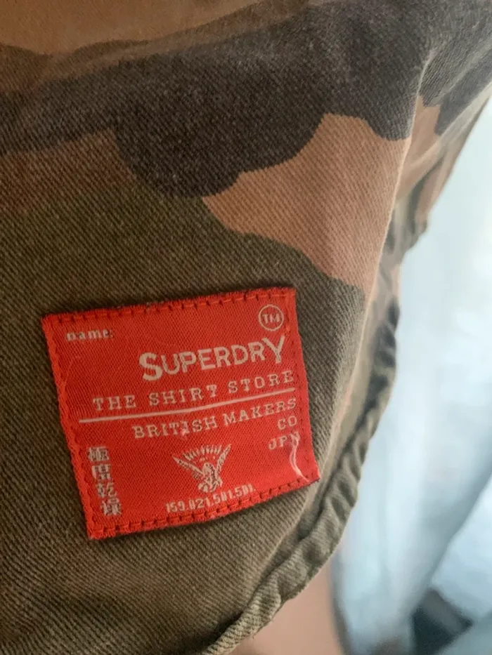 Veste Superdry militaire taille M manches courtes - photo numéro 7