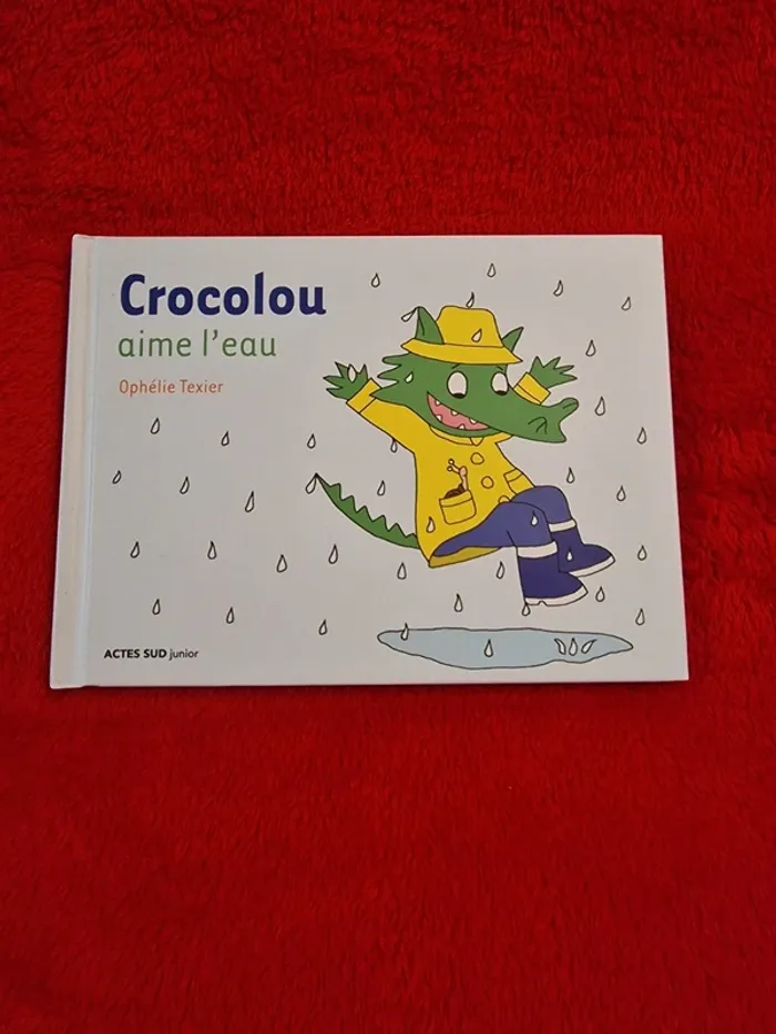 Livre crocolou aime l'eau