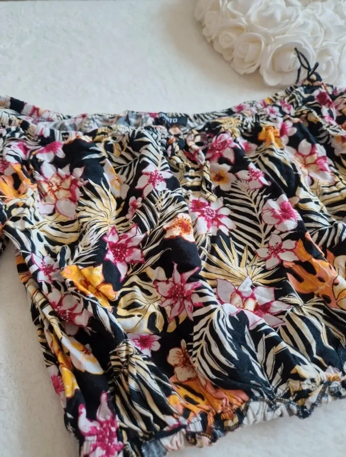🌺 Magnifique haut à imprimé fleuri - Taille 36 - Liberto 🌺 - photo numéro 3