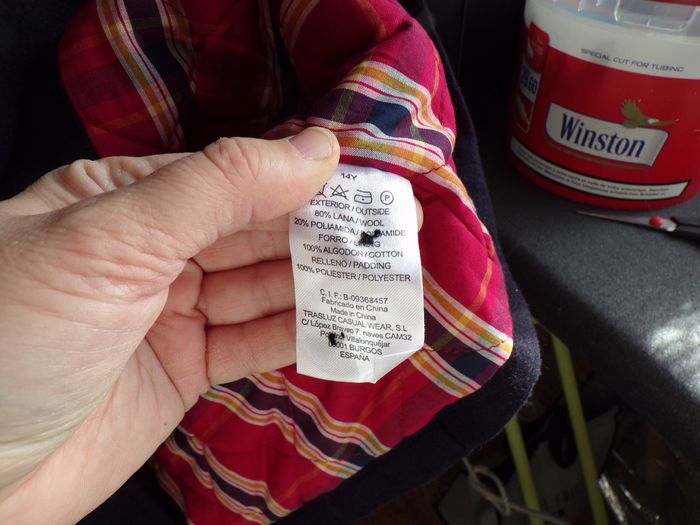 Duffle coat marine 14 ans neuf - photo numéro 3