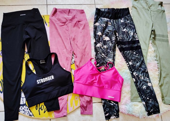 Lot Stronger & Lilo warrior leggings et brassieres
