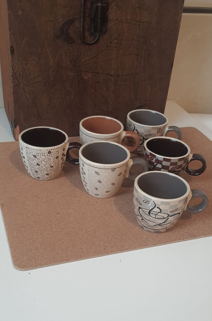 Lot de 6 tasses à café