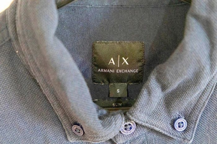 C50 chemise marine Armani S - photo numéro 3
