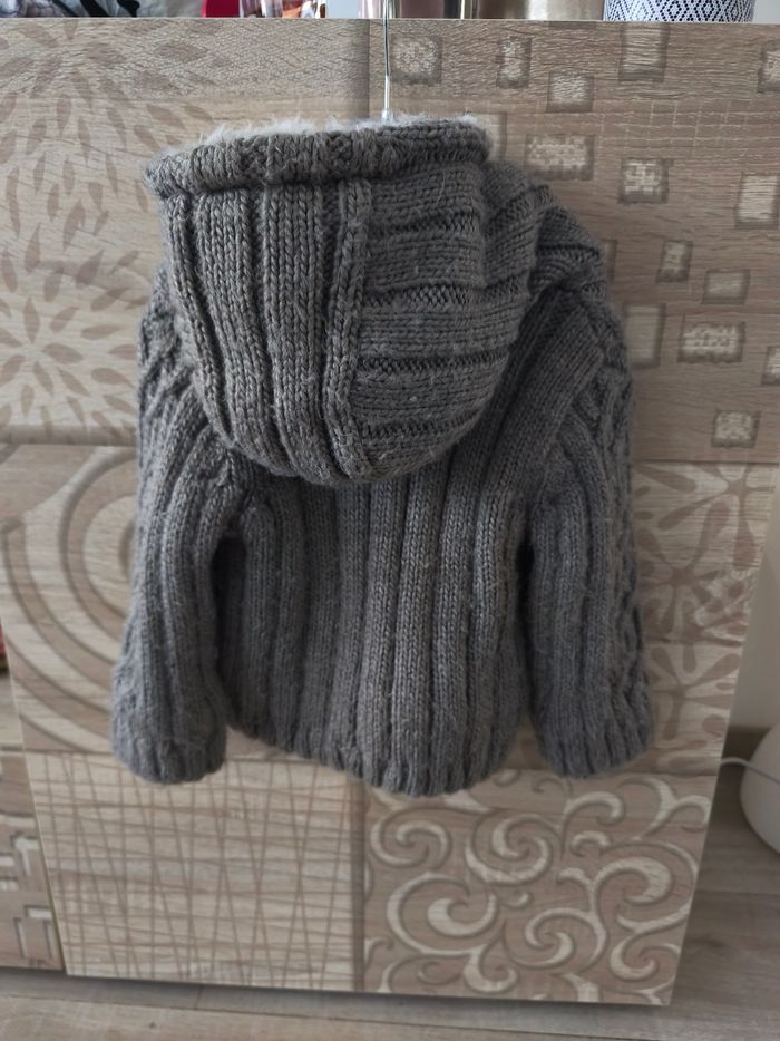 Manteau maille et polaire Zara mixte - photo numéro 5