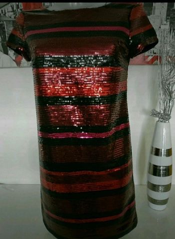 Robe fête sexy sequin taille S