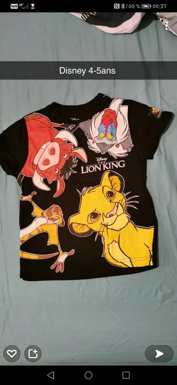 T-shirt le rois lion