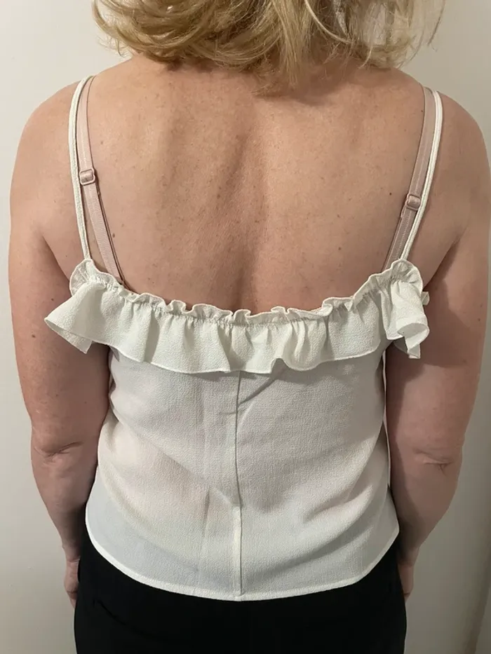 Débardeur mango blanc - photo numéro 3