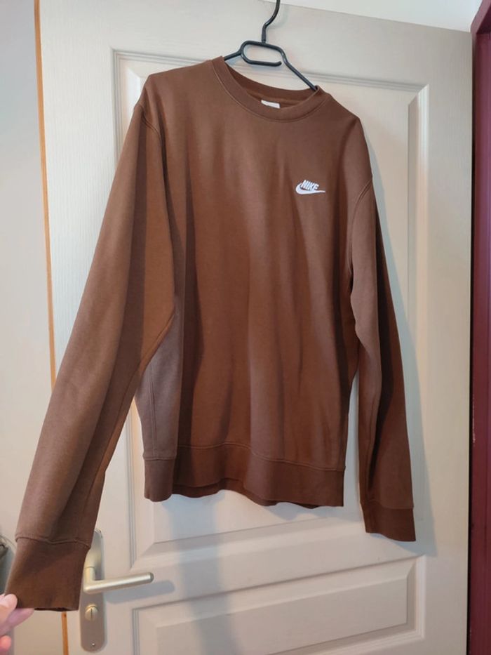 Sweat Nike marron chocolat taille M long