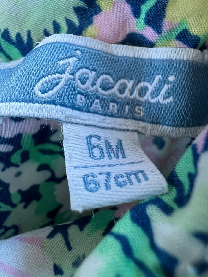 Jolie robe liberty Jacadi 6 mois TBE - photo numéro 3