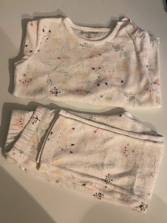 pyjama d’hiver molletonné enfant fille taille 3 ans