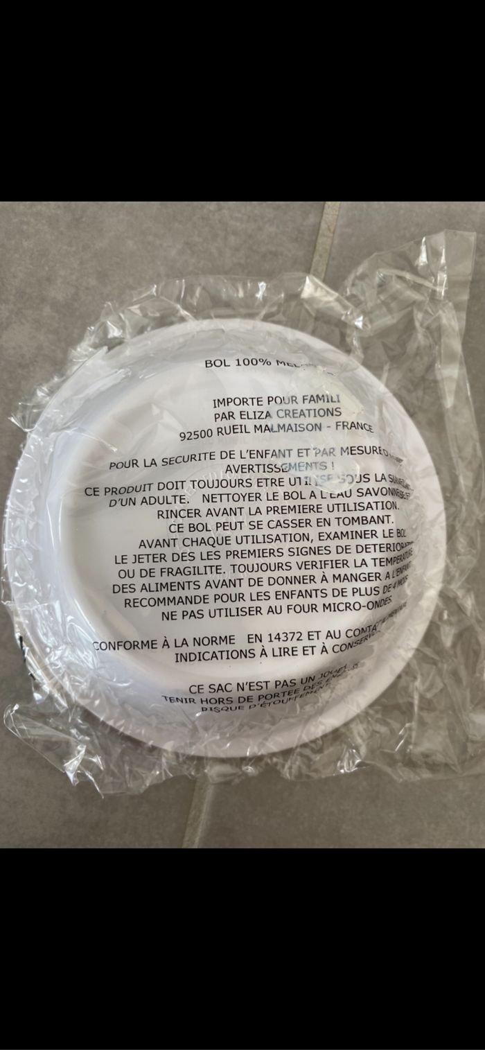 Assiette Bol en plastique bébé Oui Oui Neuf - photo numéro 6