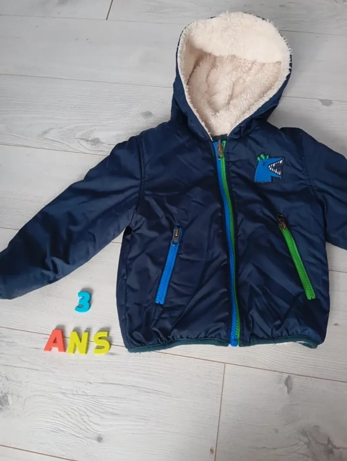 Manteau réversible Catimini 3 ans