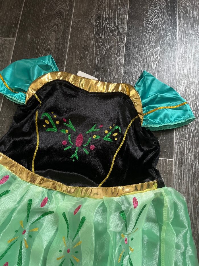 Robe déguisement Anna reine des neiges princesse 8/10 ans - photo numéro 2