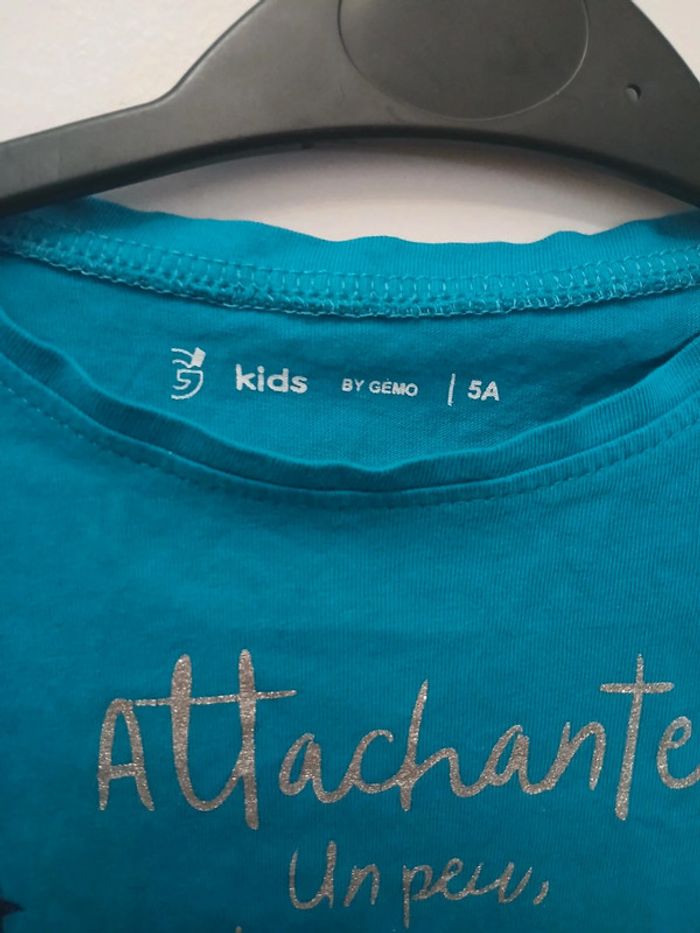 Lot de t shirt courte manche 5 ans fille - photo numéro 8