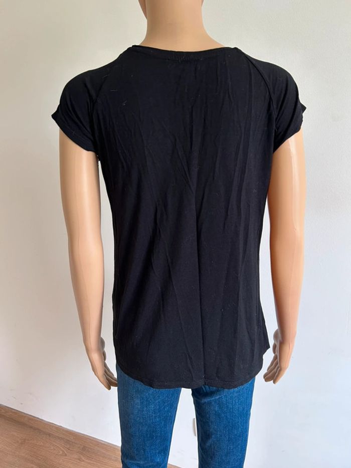 Teeshirt noir et imprimé Morgan taille XS TBE - photo numéro 7