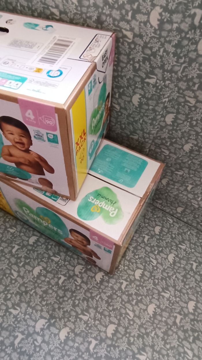2 cartons Pampers Harmonie taille 4 🩵 - photo numéro 2