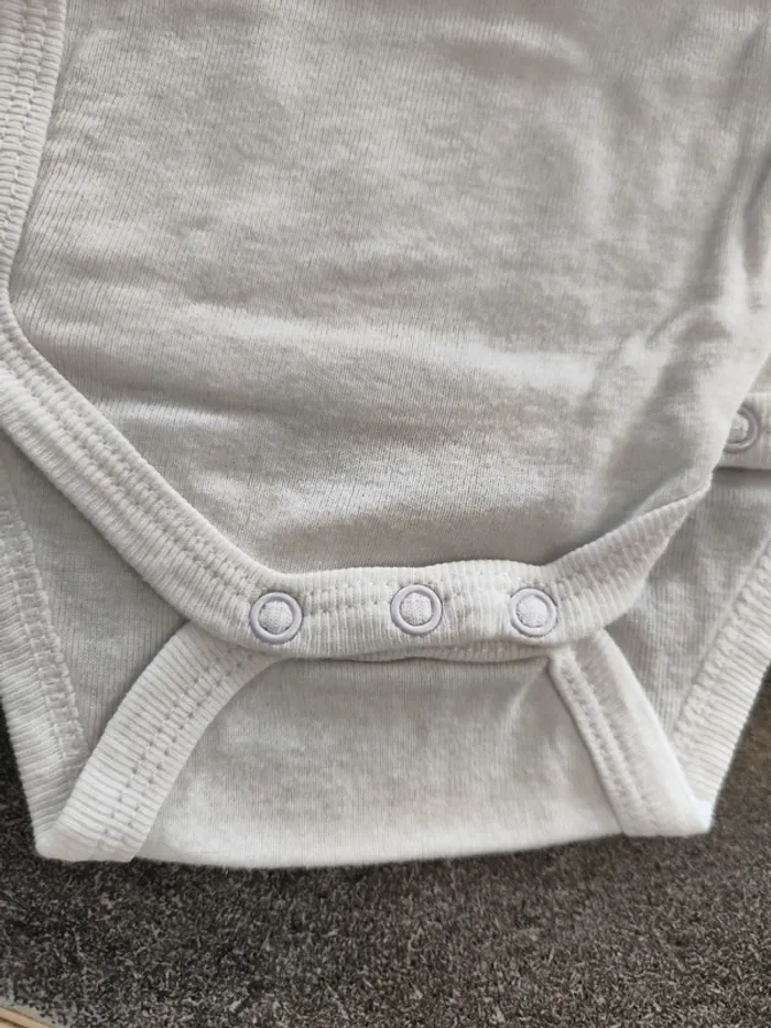 Lot de 3 bodies ouverture croisée garçon mc 3 mois Gémo - photo numéro 12