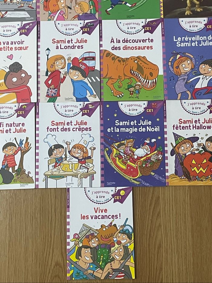Lot 13 livres j’apprends à lire avec Sami et Julie CE1 - photo numéro 4