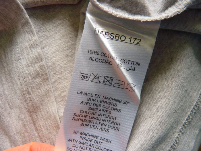 T-shirt garçon LTC Le Temps des Cerises 10 ans gris manches longues TBE - photo numéro 4