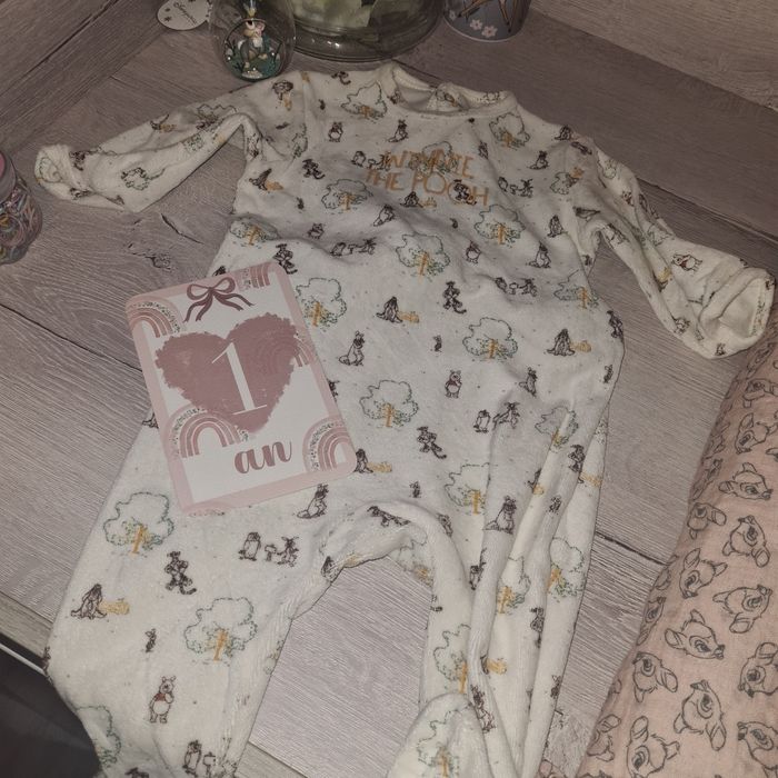 Pyjama velours mixte 12 mois Disney winnie kiabi
