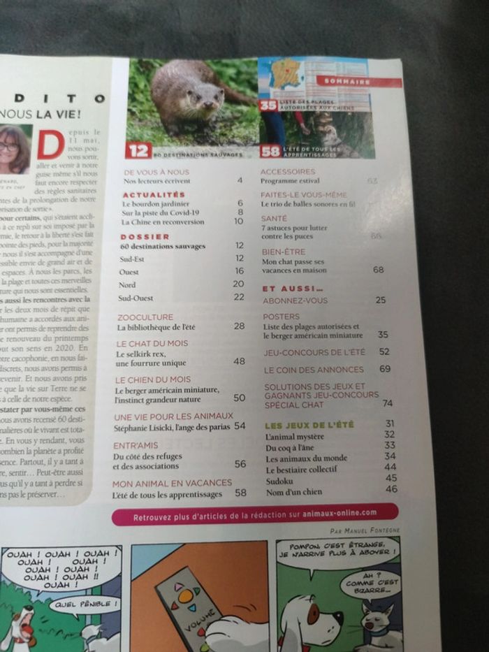 Magazine 30 millions d'amis numéro 386 été juillet août 2020 - photo numéro 3