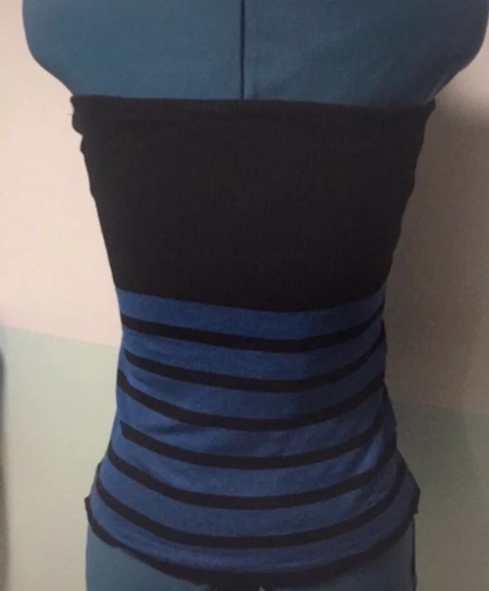 Bustier morgan 36 top taille S haut sans bretelle - photo numéro 3