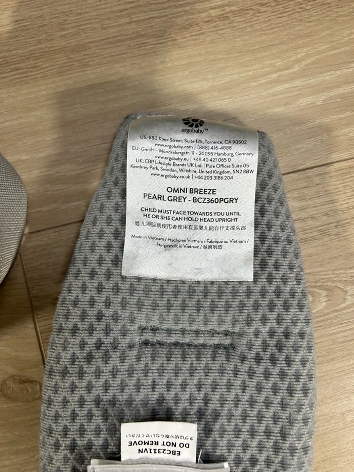 Ergobaby omni breeze pearl grey - photo numéro 3