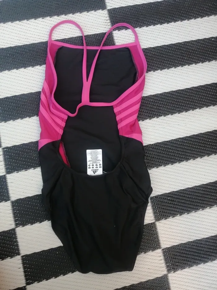 Maillot de bain 1 pièce ADIDAS 14 Ans - photo numéro 3