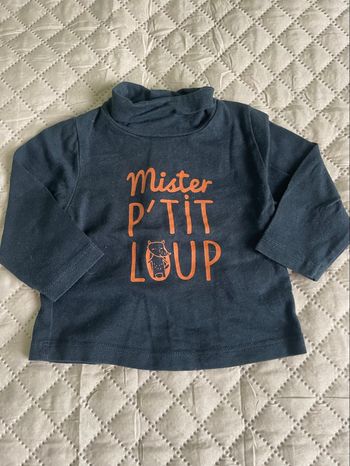 T shirt manches longues 3 mois