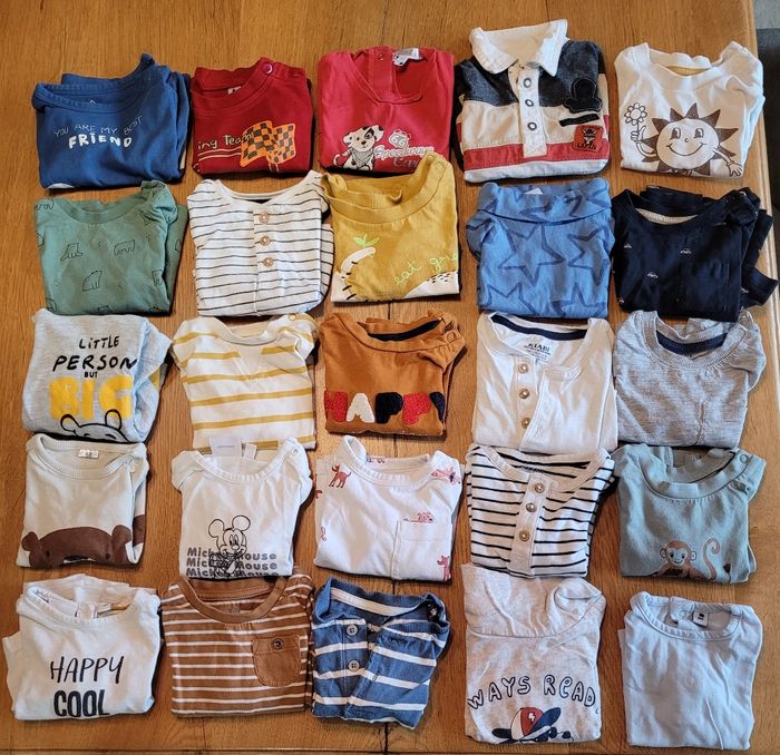 Lot 25 t-shirts 3 mois