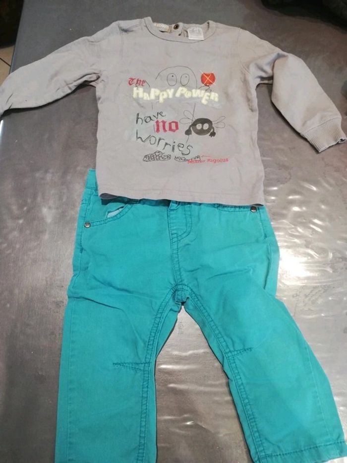 Ensemble 12 mois 100% coton