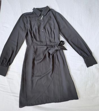 Robe chemise noire Etam – neuve avec étiquette – Taille XS