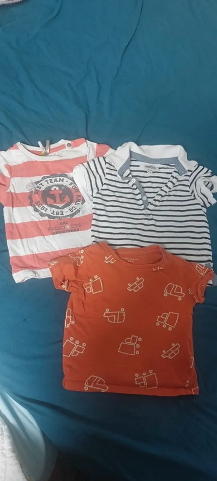 Lot de 3 tee shirts 86 cm