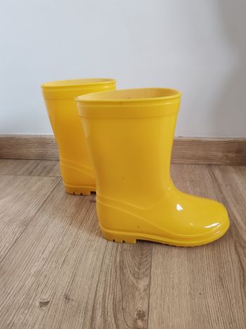 Bottes 26-27 jaunes enfant
